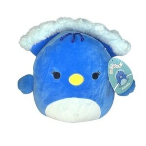NWT 8" Squishmallows Priscilla The Blue Peacock Plush Plush Toy Cozy